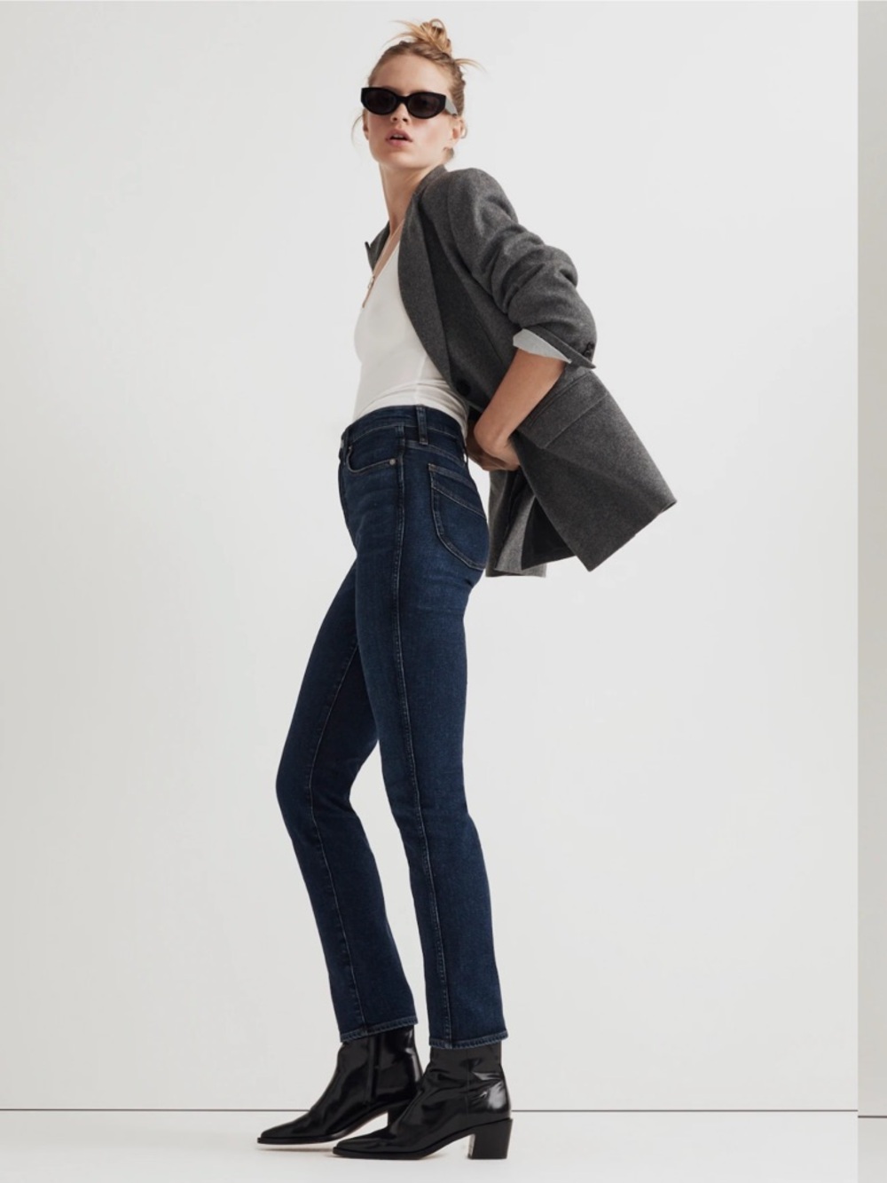 Madewell Women’s Dark Indigo Denim Wash High-Rise Perfect Vintage Jeans Size 30